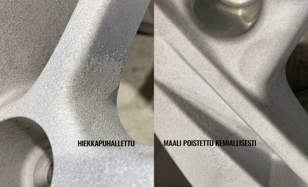 Kemiallinen maalinposto - hellävarainen vanteelle - ankara maalille